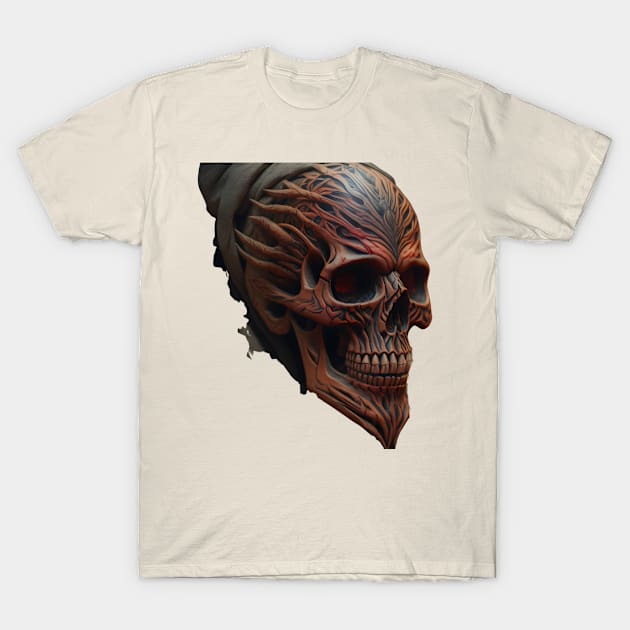 evil skull #1 T-Shirt by Loyal Breed Clothing Company 
